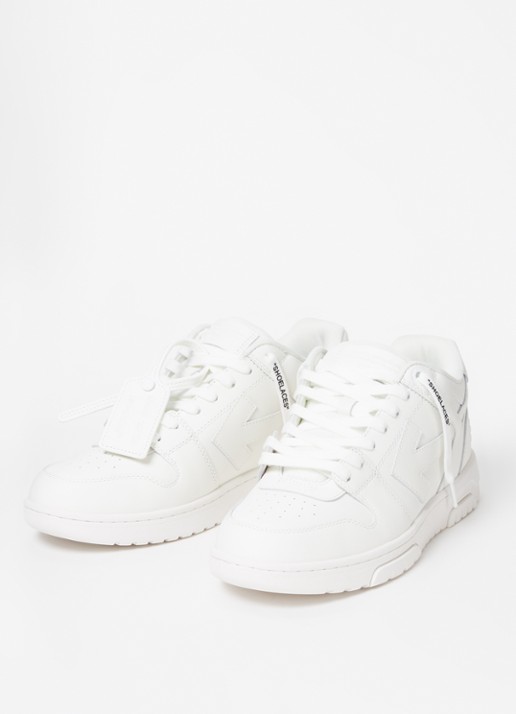 Off-White Out Of Office sneaker van kalfsleer - detail 2 wit