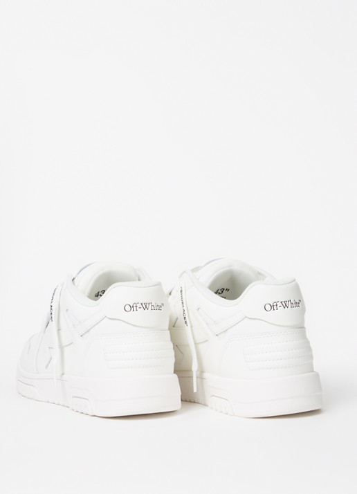 Off-White Out Of Office sneaker van kalfsleer - detail 3 wit