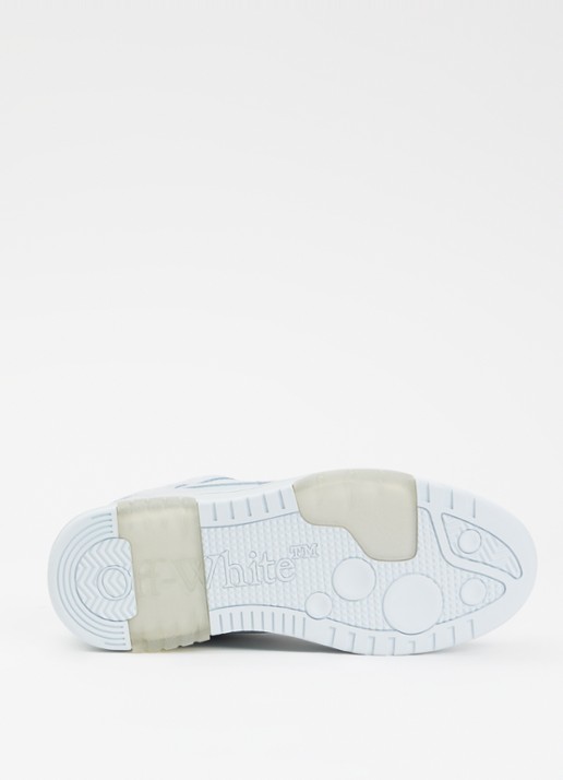 Off-White Out Of Office sneaker van suède - detail 5 grijs