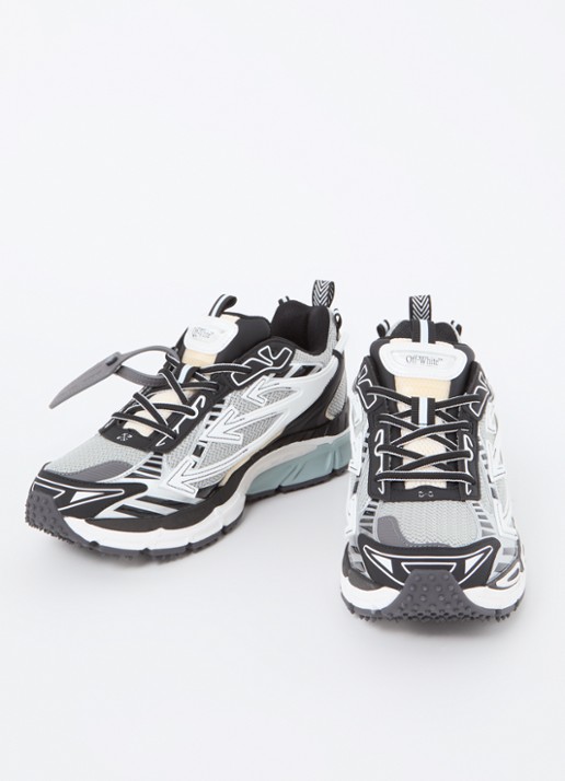Off-White Ow Be Right Back sneaker met mesh details - detail 4 zwart