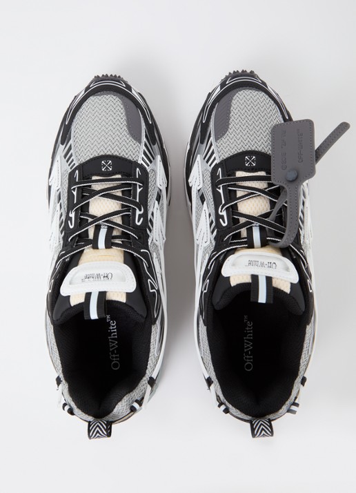 Off-White Ow Be Right Back sneaker met mesh details - detail 5 zwart
