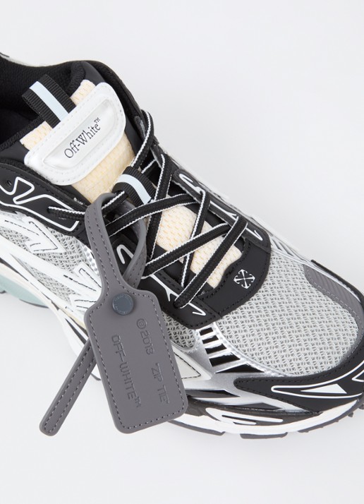 Off-White Ow Be Right Back sneaker met mesh details - detail 7 zwart