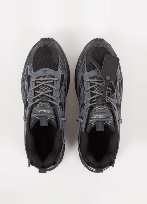Off-White Ow Be Right Back sneaker met mesh details - detail 5 zwart