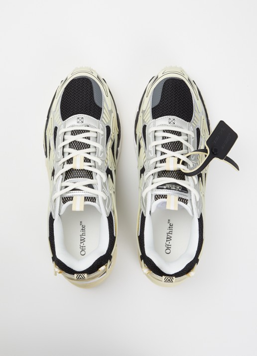 Off-White Ow Be Right Back sneaker met mesh details - detail 4 zwart
