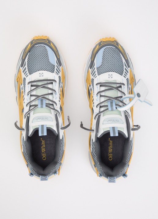 Off-White Ow Be Right Back sneaker met mesh details - detail 3 lichtoranje