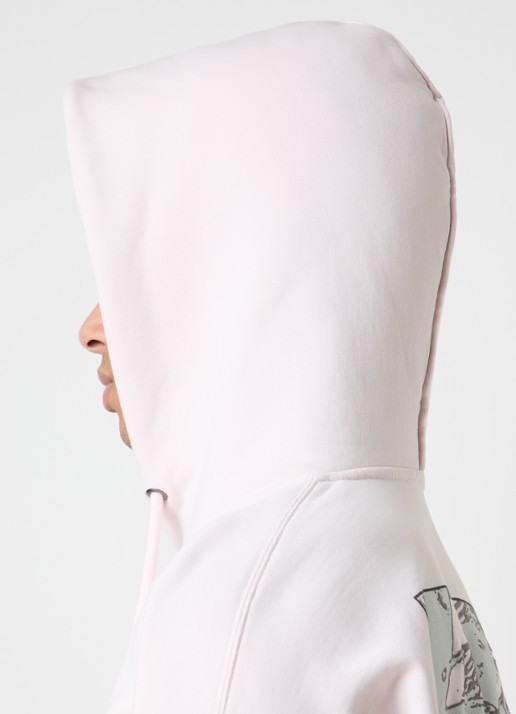 Off-White Paint Arrow hoodie met logo- en backprint - detail 3 lichtroze