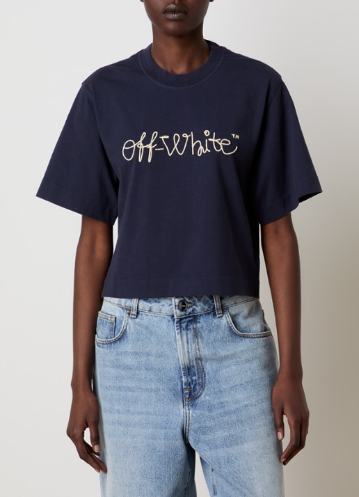 Off-White Script T-shirt met logo
