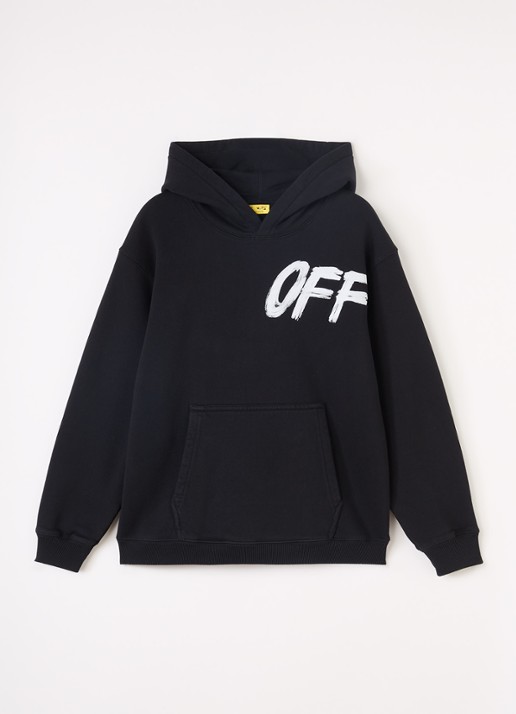 Off-White Shared Logo hoodie met logo- en backprint