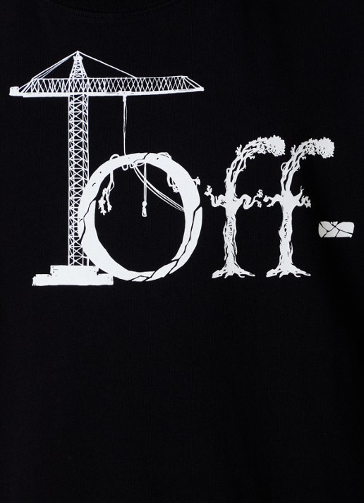 Off-White Shared T-shirt met logo- en backprint - detail 5 zwart