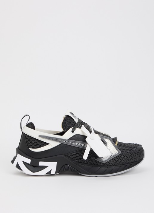 Off-White Space Memo sneaker met details van mesh