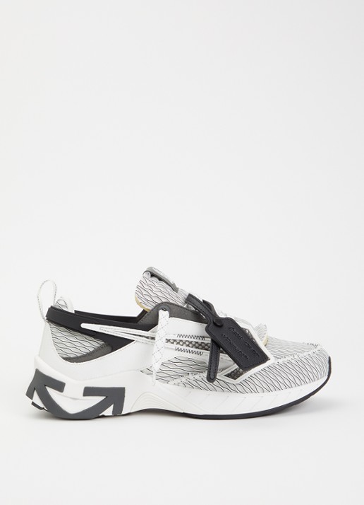 Off-White Space Memo sneaker met details van mesh