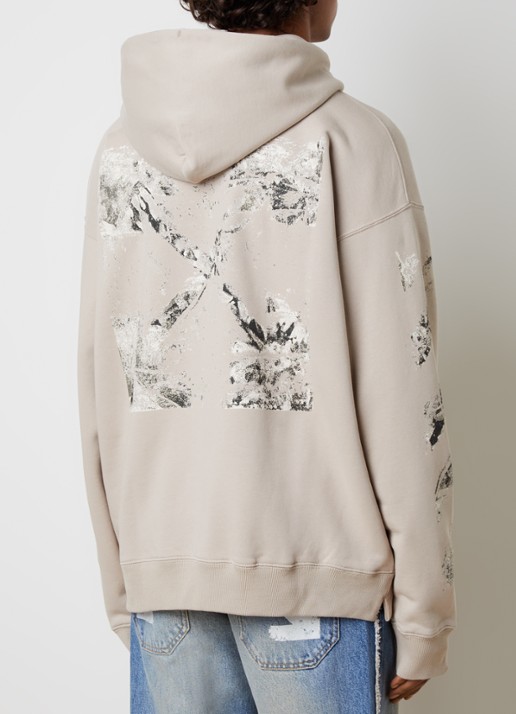Off-White Spices arrow hoodie met logo- en backprint
