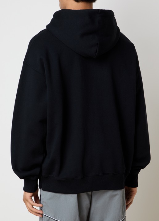Off-White Statement hoodie met logoprint - achterkant 3 zwart