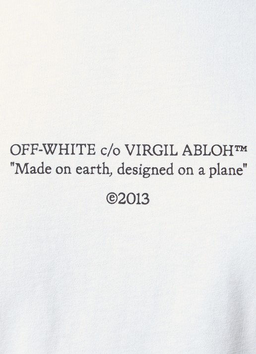 Off-White Statement T-shirt met logoprint - detail 2 mint
