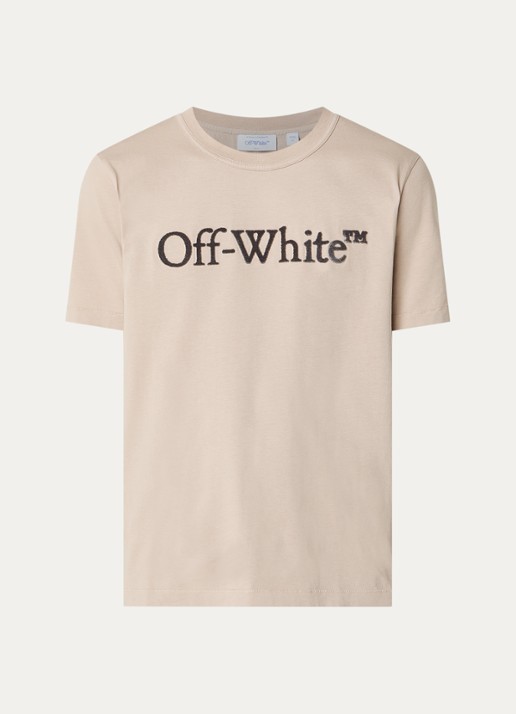 Off-White T-shirt met logoprint