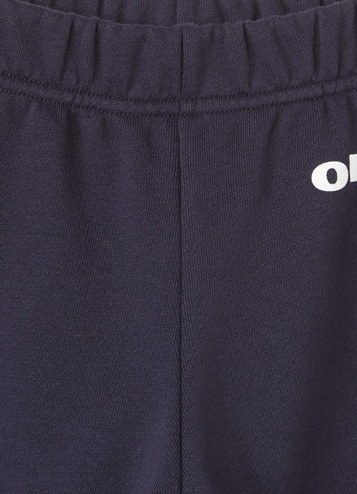 Off-White Type tapered fit joggingbroek met logo - detail 3 donkerblauw