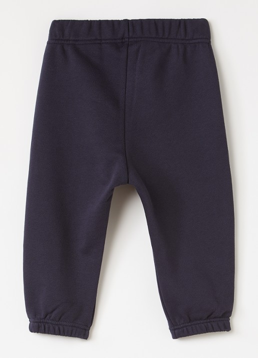 Off-White Type tapered fit joggingbroek met logo - voorkant 2 donkerblauw