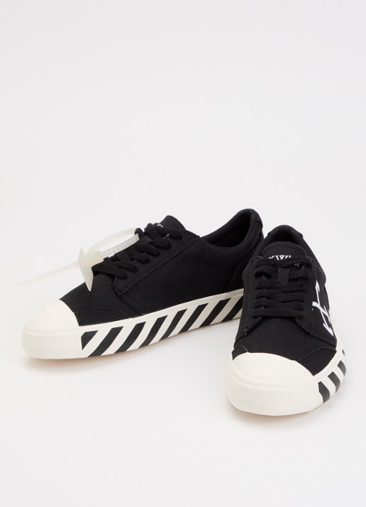 Off-White Vulcanized Undercut sneaker met logo - detail 3 zwart