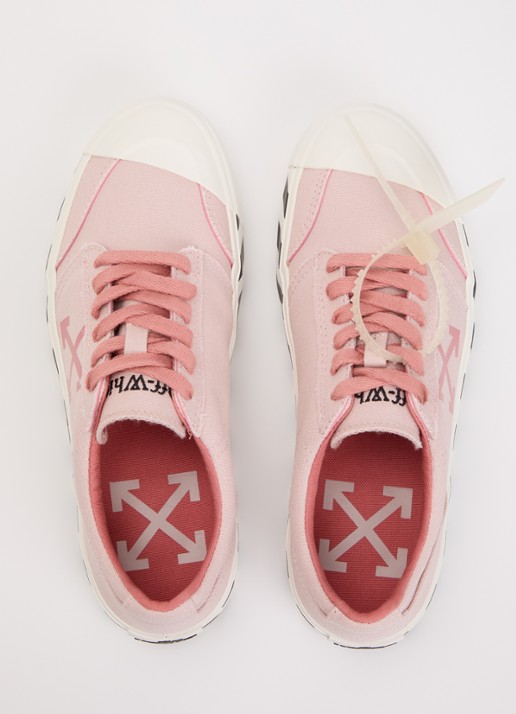 Off-White Vulcanized Undercut sneaker met logo - detail 4 oudroze