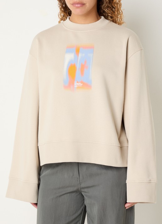 OLAF Brushstroke sweater met print
