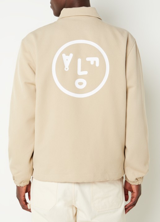 OLAF Coach jack met logo- en backprint