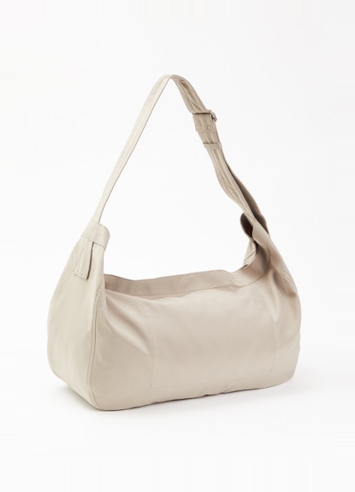 OLAF Crossbodytas met verstelbare schouderriem - achterkant 2 beige