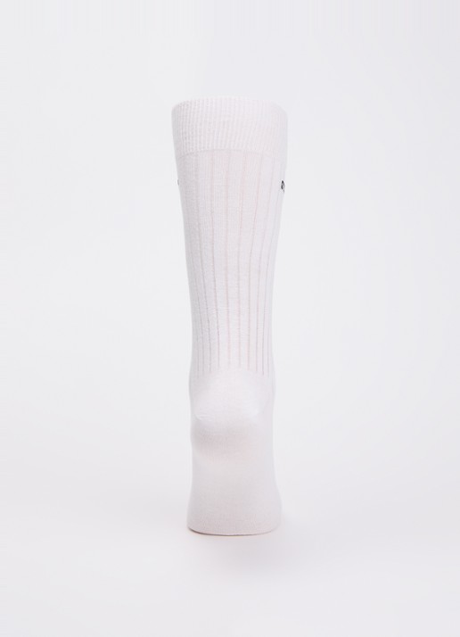 OLAF Essential sokken in katoenblend met logo - voorkant 3 wit