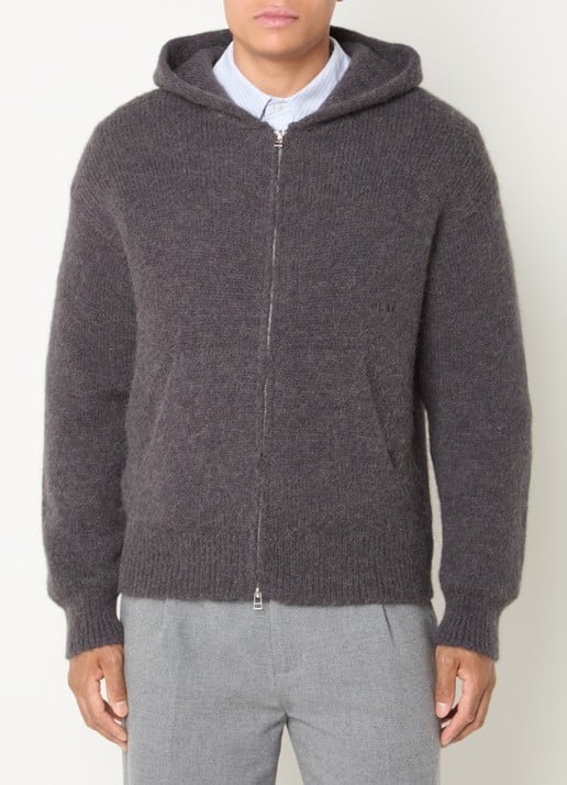 OLAF Grofgebreid vest in alpaca wolblend