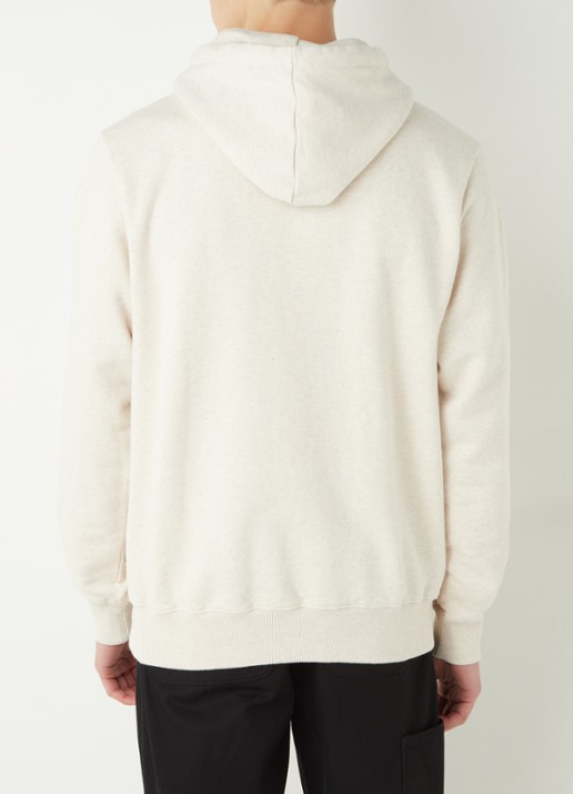 OLAF Hoodie met logo - achterkant 3 vanillegeel