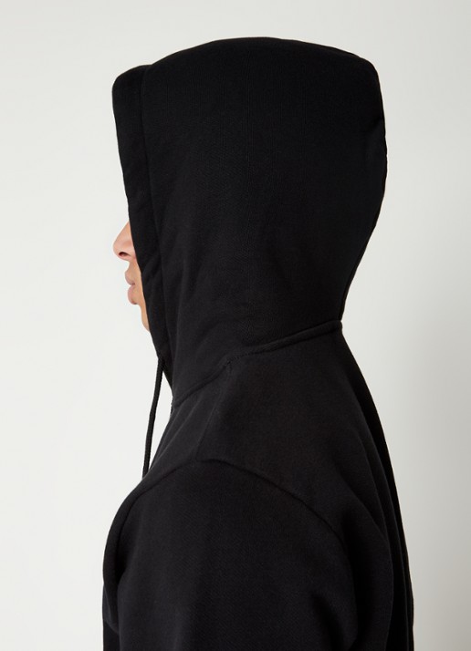OLAF Hoodie met logo  - detail 4 zwart