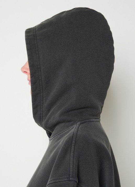OLAF Hoodie met logo - detail 2 antraciet
