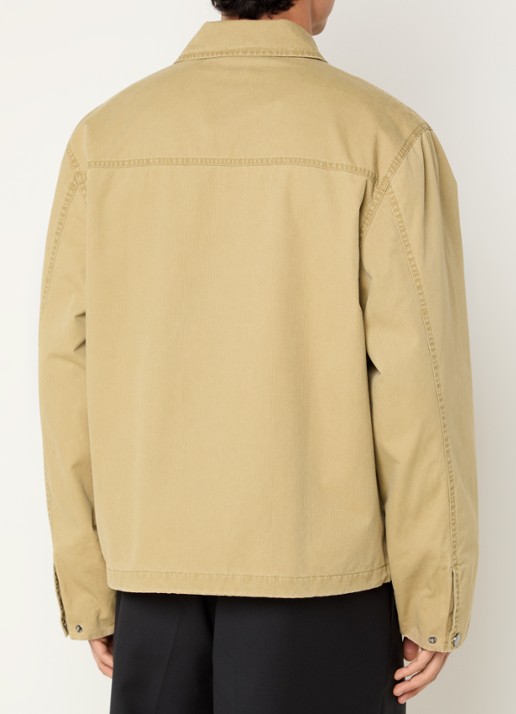 OLAF Jack met steekzakken - achterkant 4 beige