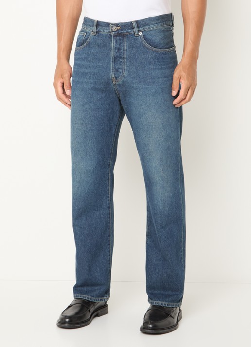 OLAF Straight fit jeans met medium wassing