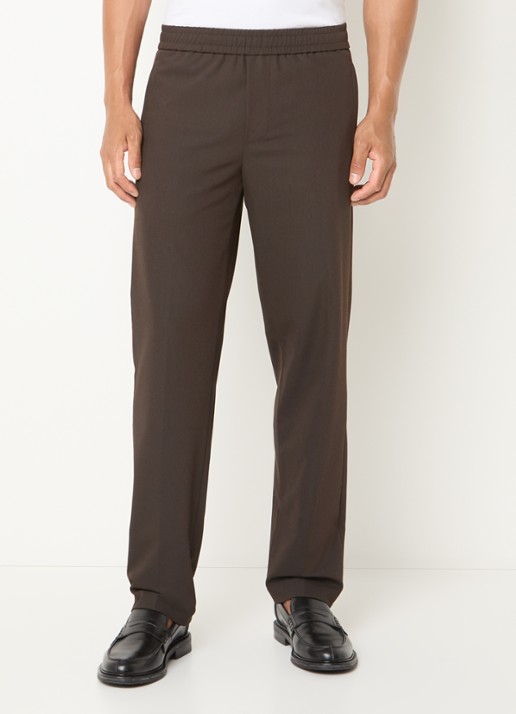 OLAF Straight fit pantalon met ritszakken