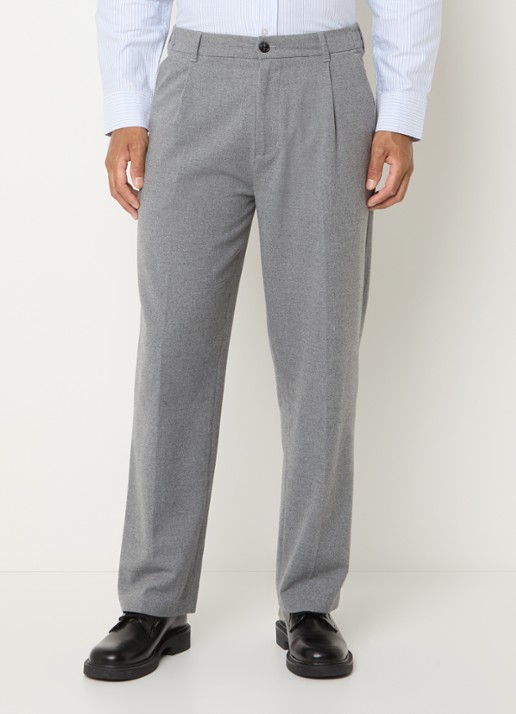 OLAF Straight fit pantalon met steekzakken