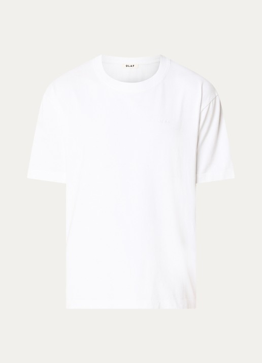 OLAF T-shirt met backprint - voorkant wit