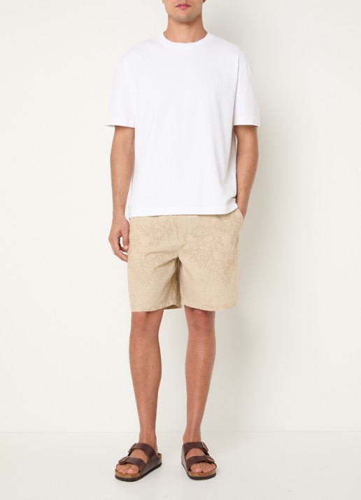 OLAF T-shirt met backprint - voorkant 2 wit