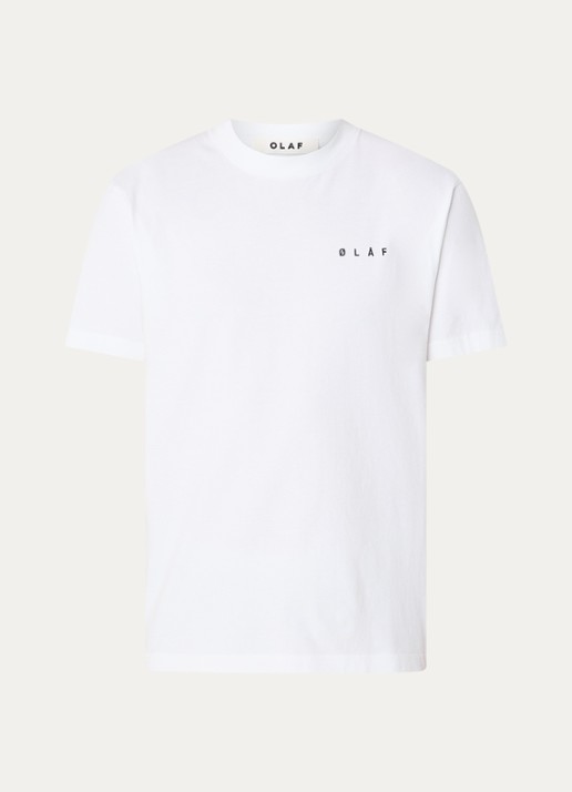 OLAF T-shirt met logo- en backprint