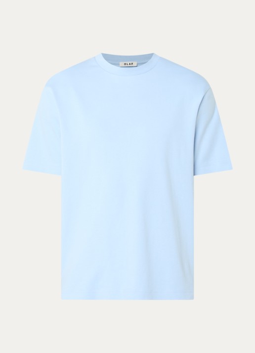 OLAF T-shirt met logo - voorkant lichtblauw