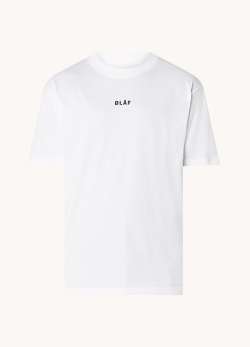 OLAF T-shirt met logo - voorkant 2 wit