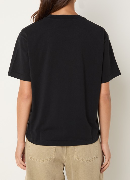 OLAF T-shirt met logoborduring - achterkant 2 zwart