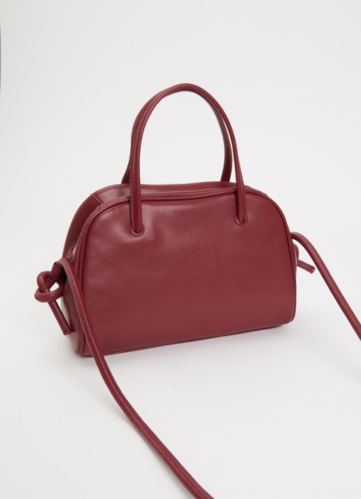 Ölend Mini Brooklyn crossbodytas - achterkant 5 kersenrood