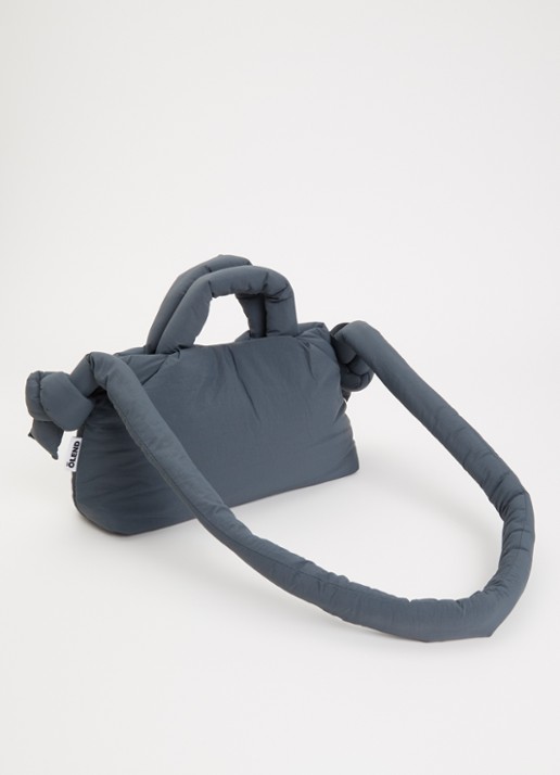 Ölend Mini Ona crossbodytas met afneembare schouderriem - achterkant 5 blauwgrijs