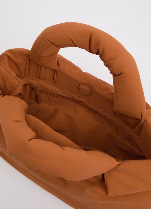 Ölend Mini Ona crossbodytas met afneembare schouderriem - detail 2 oranjebruin