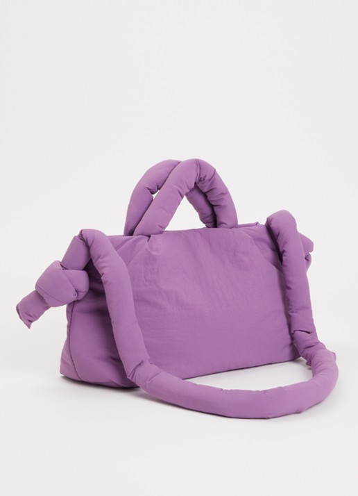 Ölend Mini Ona crossbodytas met afneembare schouderriem - achterkant paars