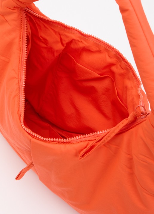 Ölend Nico gewatteerde schoudertas  - detail 3 orange