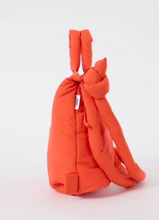 Ölend Ona gewatteerde crossbodytas  - detail 2 oranjerood
