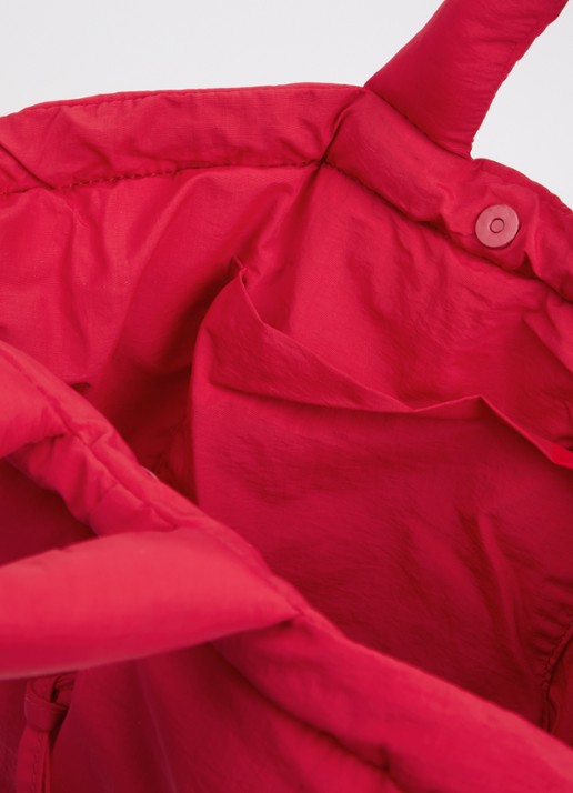 Ölend Ona gewatteerde crossbodytas - detail 2 koraalrood