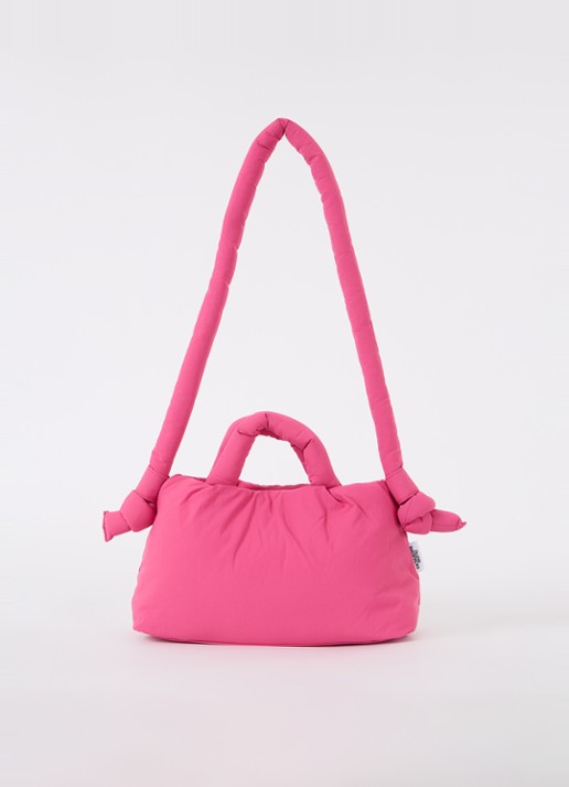 Ölend The Mini Ona handtas met afneembare schouderriem  - voorkant fuchsia