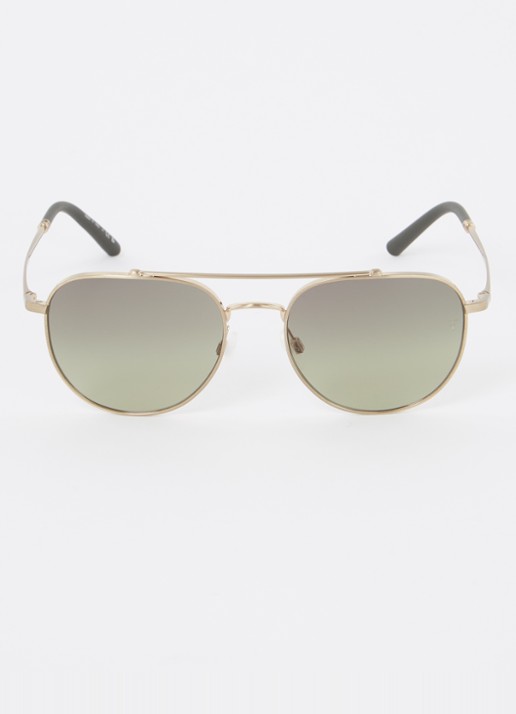 Oliver Peoples Piloten zonnebril OV1346S - detail goud